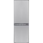 PKM KG173IX-M Kühl-Gefrierkombination, freistehend, silber, LED, Abtauautomatik, Breite 50 cm, Energieklasse D