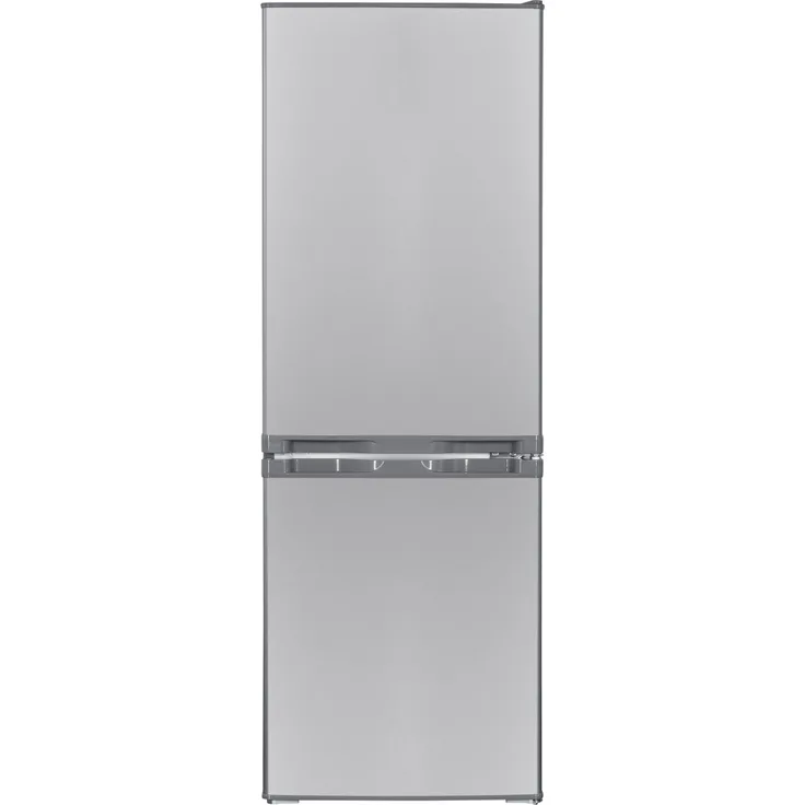 PKM KG173IX-M Kühl-Gefrierkombination, freistehend, silber, LED, Abtauautomatik, Breite 50 cm, Energieklasse D