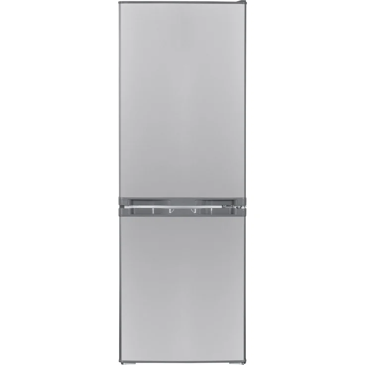 PKM KG173IX-M Kühl-Gefrierkombination, freistehend, silber, LED, Abtauautomatik, Breite 50 cm, Energieklasse D – Bild 1