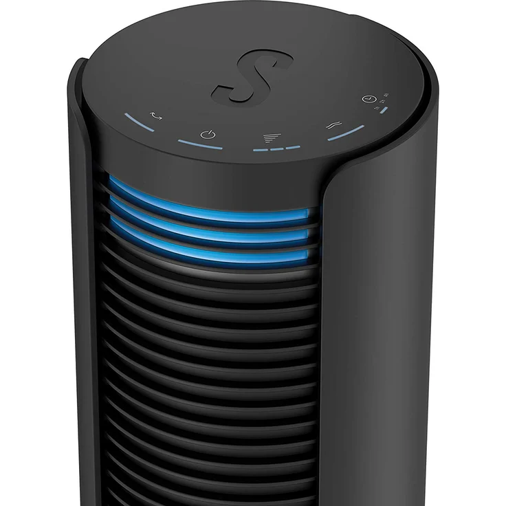 Stadler Form Turmventilator Peter mit Timer- und Schwenkfunktion inkl. Fernbedienung, drei Geschwindigkeitsstufen, schwarz – Bild 2