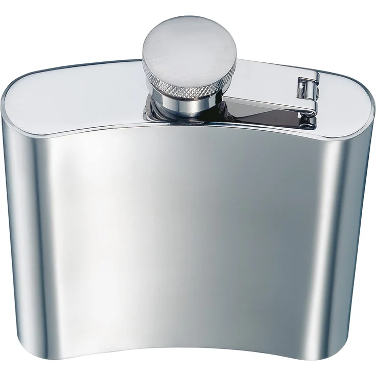 WMF Manhattan Flachmann 200 ml, 20cl, Cromargan Edelstahl mattiert, 13 x 10 cm, Geschenkidee - Preisvergleich – Bild 2