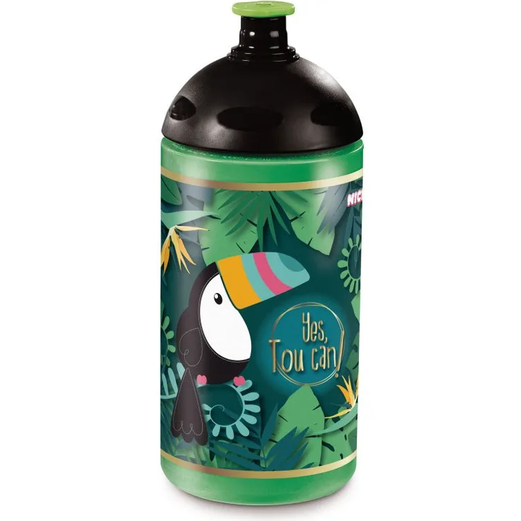 Nici 45451 Trinkflasche, Tukan, 0,5l, grün