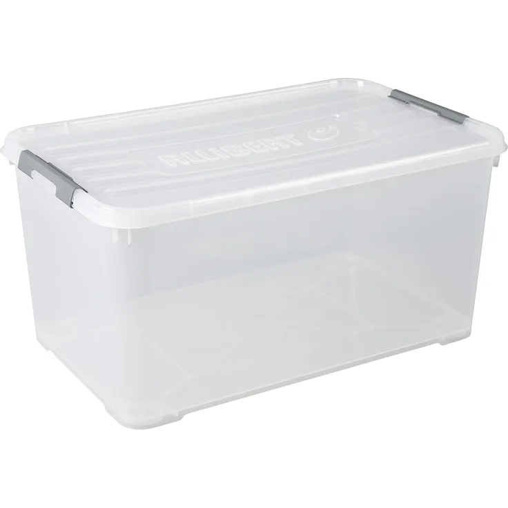 Allibert 225555 Handy Box mehr Deckel Clip transparent Kunststoff 80 x 50 x 39 cm 115 L