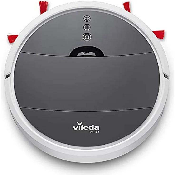 Vileda VR 102 Saugroboter, 90 min Akkubetrieb, Absturzsensoren, 3 Reinigungsmuster, XL-Saugöffnung – Bild 1
