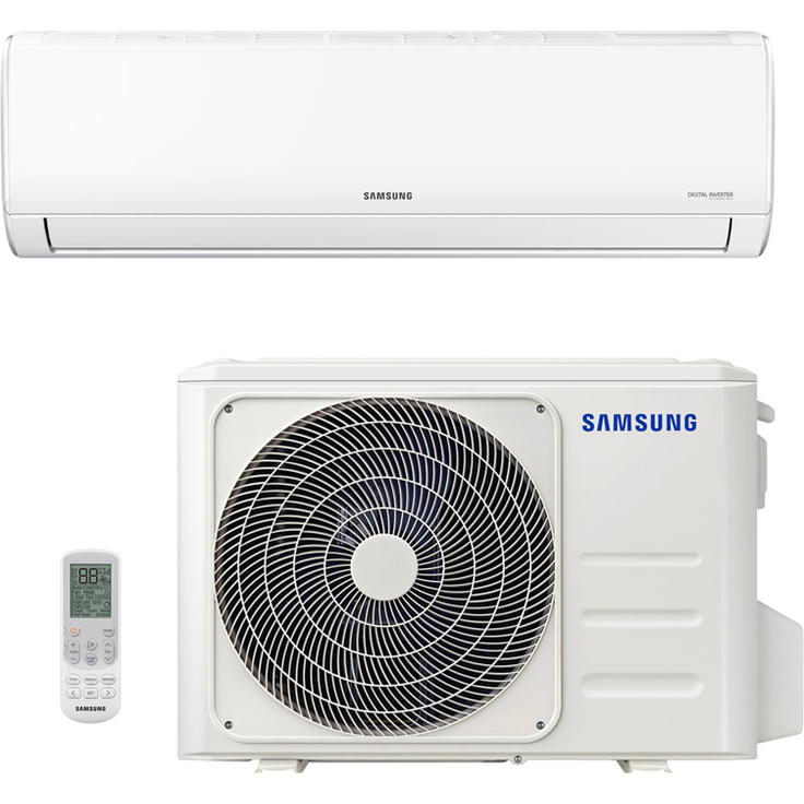 Samsung Einbau-Klimaanlage R32 Wandgerät 'AR35 Maldives 2020' 2,6 kW SET (AR09TXHQASINEU-SET)