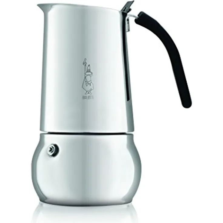 Bialetti 4885 0004885-CN Espressokocher, Aluminium, silber