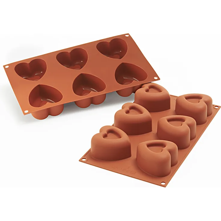Silikomart 26.124.00.0060 SF124 PASSION - SILICONE MOULD 69,5 X 72 H 39,5 MM