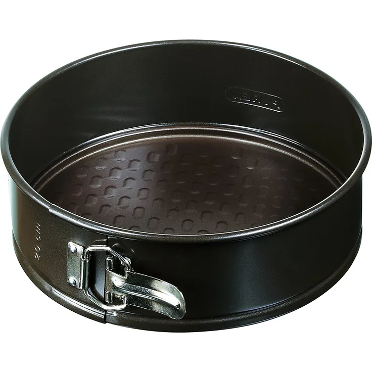 Dajar Pyrex Springform Asimetria mit abnehmbarem Boden 26 cm, Stahl, Schwarz, 26 x 26 x 6,5 cm