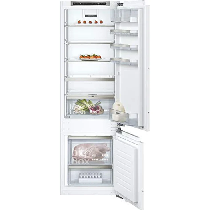 Siemens KI87SADD0 Kühl-Gefrierkombination, Einbau, weiß, Schnellkühlen und -gefrieren, 0-Grad-Zone, Urlaubsschaltung, LED, Breite 55.8 cm – Bild 1