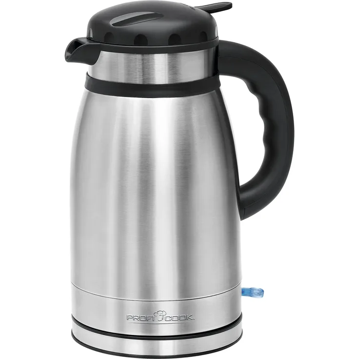ProfiCook PC-WKS 1148 T 2in1 Edelstahl Wasserkocher und Thermokanne, 1,5 L, doppelwandiges Thermogehäuse, heißes Wasser für Stunden