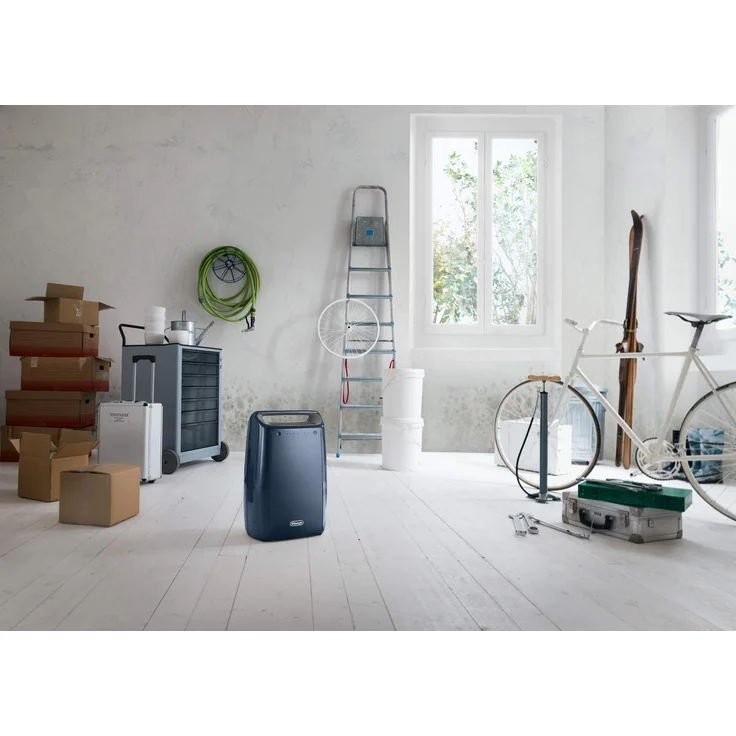 De'Longhi Tasciugo AriaDry Multi DEX216F Luftentfeuchter, bis 75 m³, 16l/24h, 2,1 L, 300 W, Wäsche-Funktion, blau – Bild 7