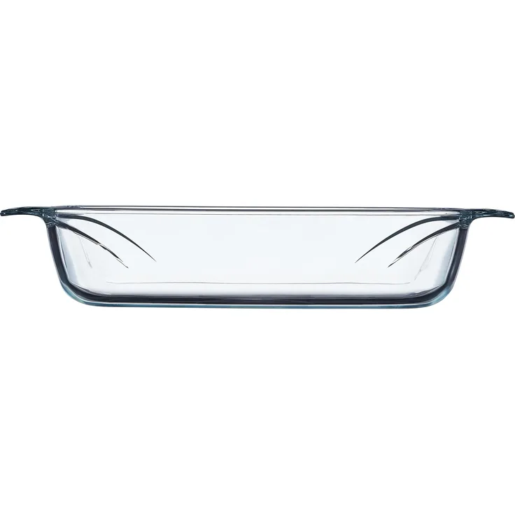 Pyrex 406B000 Bräter rechteckig, Glas, transparent, 27x17x6 cm