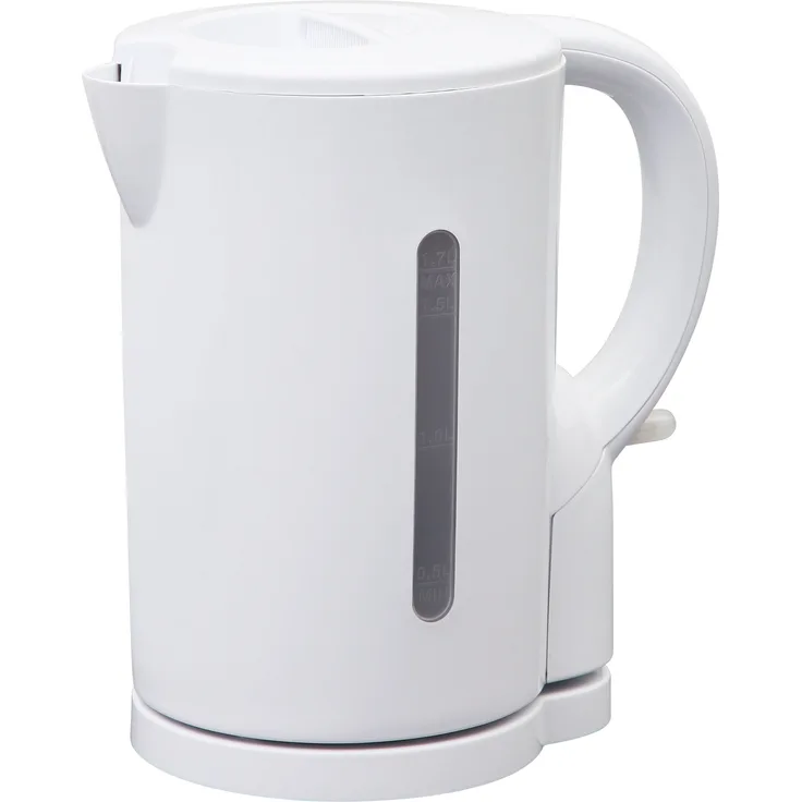 DESKI Wasserkocher, 2200W, 1,7 L, kabellos, Abschaltautomatik, weiß