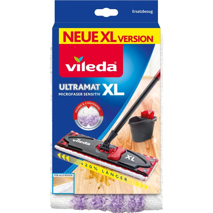 Vileda UltraMat XL Sensitive Ersatzbezug, Einzelpack