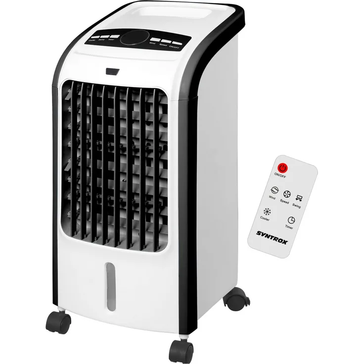 Syntrox 4in1 Luftkühler Air mit Fernbedienung, weiß-schwarz