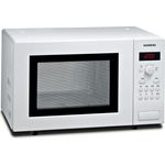 Siemens HF15M241 iQ300 Mikrowelle, Standgerät mit Einbaurahmen, 17 Liter Garraum, 800 Watt, weiß, Gewichtsautomatik, Temperatureinstellung