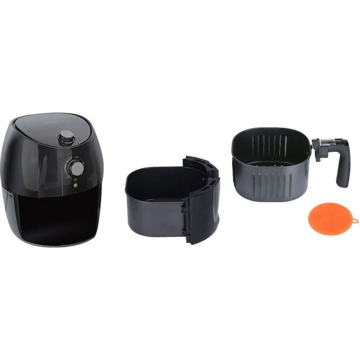 Aigostar Hayden 30PYC Heißluftfritteuse, 3.5 Liter Fassungsvermögen, 1500 Watt, ohne Öl, schwarz, Kunststoff – Bild 2