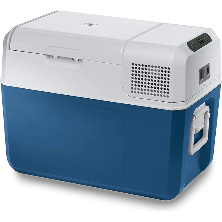 Mobicool MCF40 Kompressorkühlbox, Energieeffizienzklasse C, 38 Liter, Kompressor, weiß, blau – Bild 2