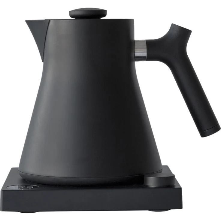 Fellow Corvo EKG Elektrischer Wasserkessel – Elektrische Übergusskanne für Kaffee und Tee – schnellerhitzender elektrischer Wasserkocher – Mattschwarz – 0,9 Liter – Bild 1