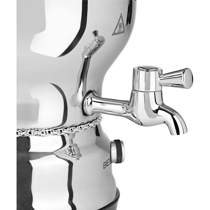 BEEM Samowar Tea Classic 3 l, Teekocher elektrisch, 2.200 W, Edelstahl, 3 l Wasserbehälter, 1 l Teekanne – Bild 4