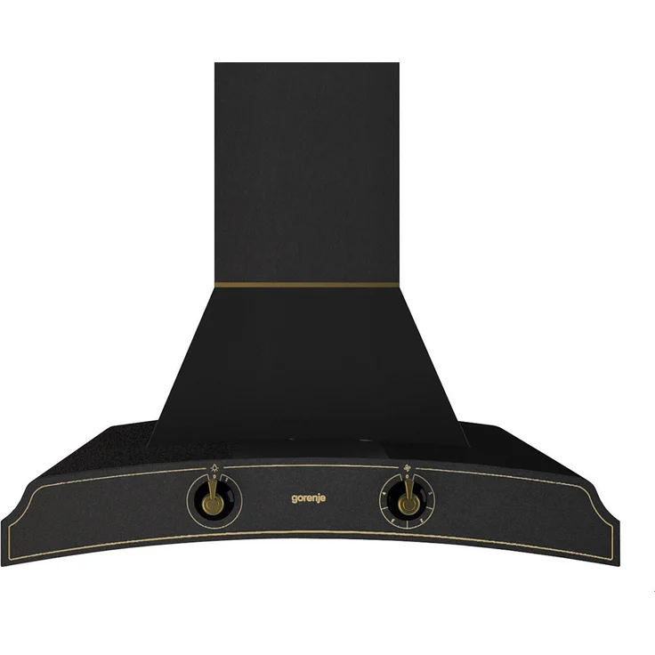 Gorenje Classico DK63MCLB, Motorhaube, Esse, Breite: 60 cm, Tiefe: 50 cm, Absaugung und Rückführung (mit zusätzlichem Rückführungsset), Matt Black – Bild 1
