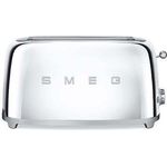Smeg TSF02SSEU 4-Scheiben-Toaster, 1500W, 6 Bräunungsstufen, chrom