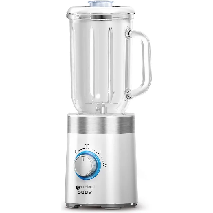 Grunkel Standmixer, 500 W, 1 l und Klingen aus Edelstahl. Modell BT-Practica 500