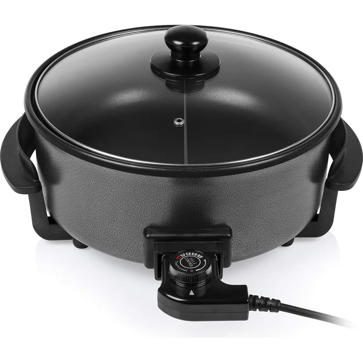 Tristar PZ-9135 Grillpfanne und Multifunktions-Pfanne, 1500 Watt Leistung, 30 cm ø, Schwarz