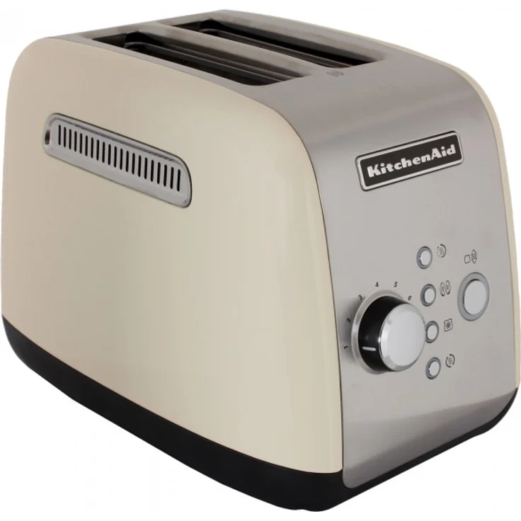 KitchenAid 5KMT221EAC Doppelschlitztoaster, 1100W, 7 Bräunungsstufen, creme  – Bild 2