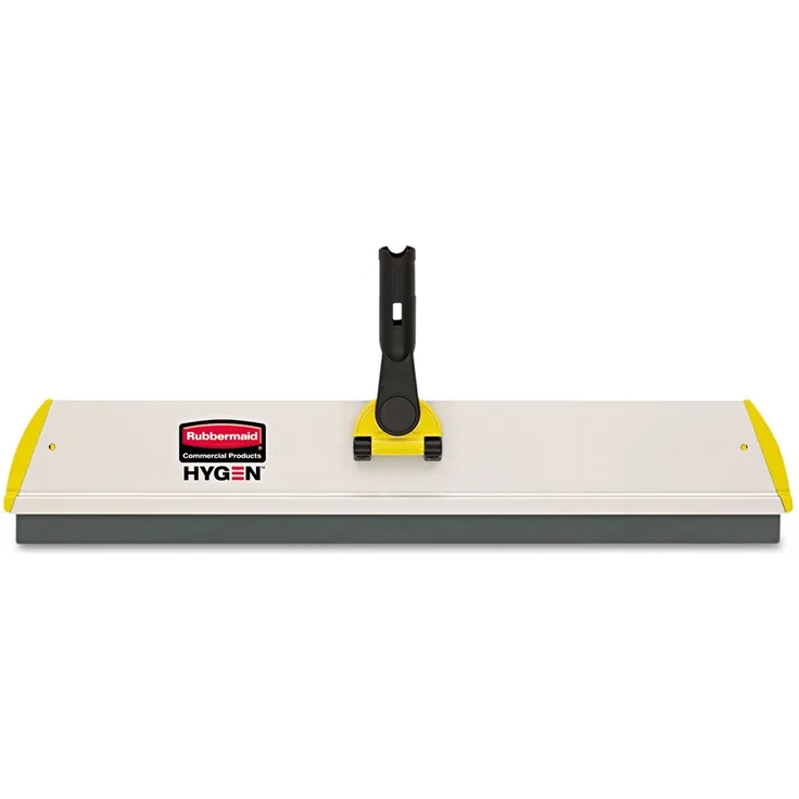 Rubbermaid Commercial Products Commercial 24.1-Inch HYGEN Quick Connect Squeegee Single Sided Mop Frame - Yellow