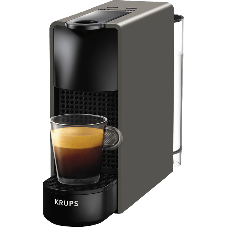Krups Nespresso XN110B Essenza Mini Kaffeekapselmaschine, 1260 Watt, grau, 0,7 Liter – Bild 1