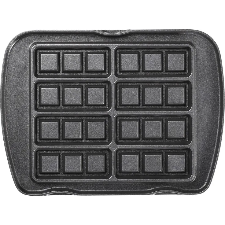 Lagrange Mini-Waffeleisen-Platten-Set, für Premium Waffeleisen, Schwarz.