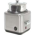 Cuisinart CRC800E Reiskocher 700 watt, für 12 Portionen, 1 Liter metallic