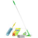 Swiffer Limited Edition Set (1 Bodenwischer und 8 Boden-Staubtücher und 1 Staubmagnet und 1 Tuch) 1er Pack