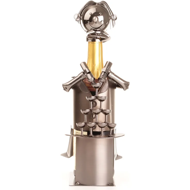 Dekorativer Weinflaschenhalter Barkeeper