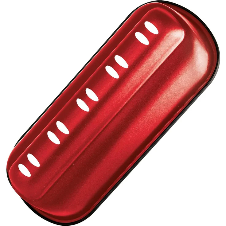 Zenker Sparkling Christmas Stollenbackform, Stollen Backform, Christstollen, Stollenform, Antihaftbeschichtung, Rot / Schwarz, 31 cm, 6004 – Bild 2