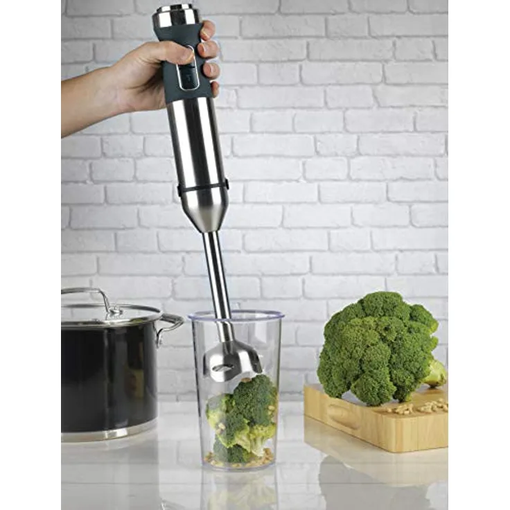 Lacor Stabmixer, 700W, 0,8L, 4 Edelstahlklingen, grün, edelstahl