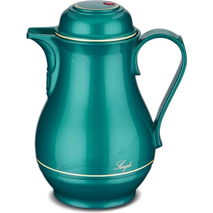 Rotpunkt Isolierkanne Shiny Hummingbird, 0,5 L, Mit Goldfarbiger Umrandung