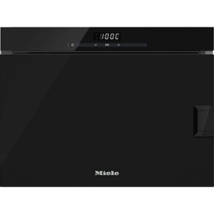 Miele DG 6001 Stand-Dampfgarer, 7-Segment-Display mit Sensorbedienung, Rostfreier Edelstahl, MonoSteam-Dampftechnologie, Farbe Obsidianschwarz