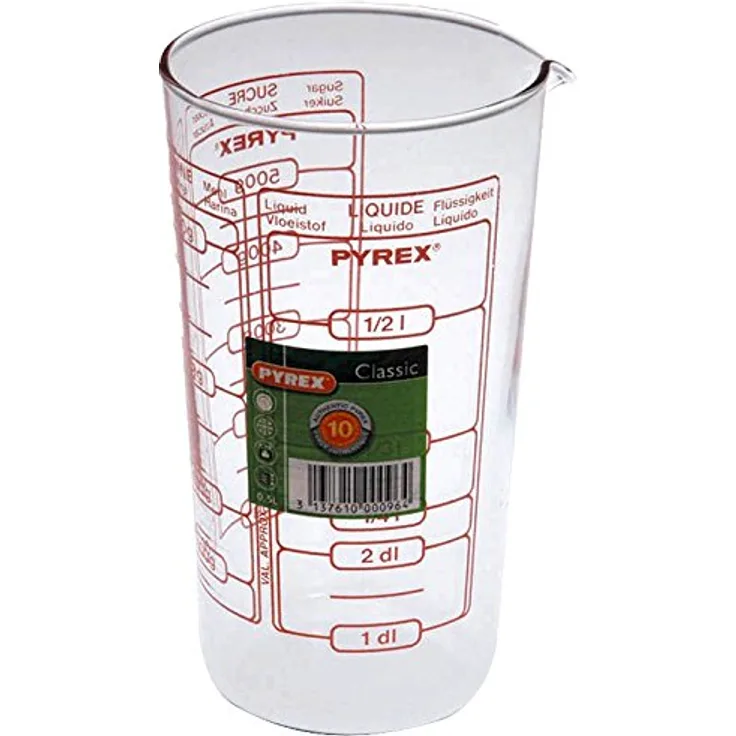 Messbecher & Rührschüssel hohe Form 0,5 L