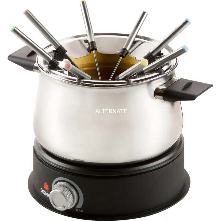 Domo Edelstahl Fondue, Klar, One Size, 1500 Watt