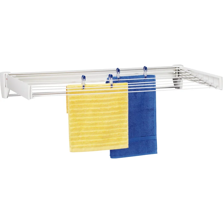 Leifheit ‎83100 Telegant 81 Protect Plus Wandtrockner zum Ausziehen, kompakter Hänge-Wäschetrockner, ausziehbar, ideal fürs Badezimmer oder den Balkon – Bild 10