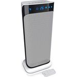 Brandson Heizlüfter mit Fernbedienung - Keramik-Heizlüfter Badezimmer energiesparend leise - Schnellheizer mit Oszillationsfunktion - 2x Heizstufen - Timer - Heizung Heater - GS-zertifiziert, Heizlüfter