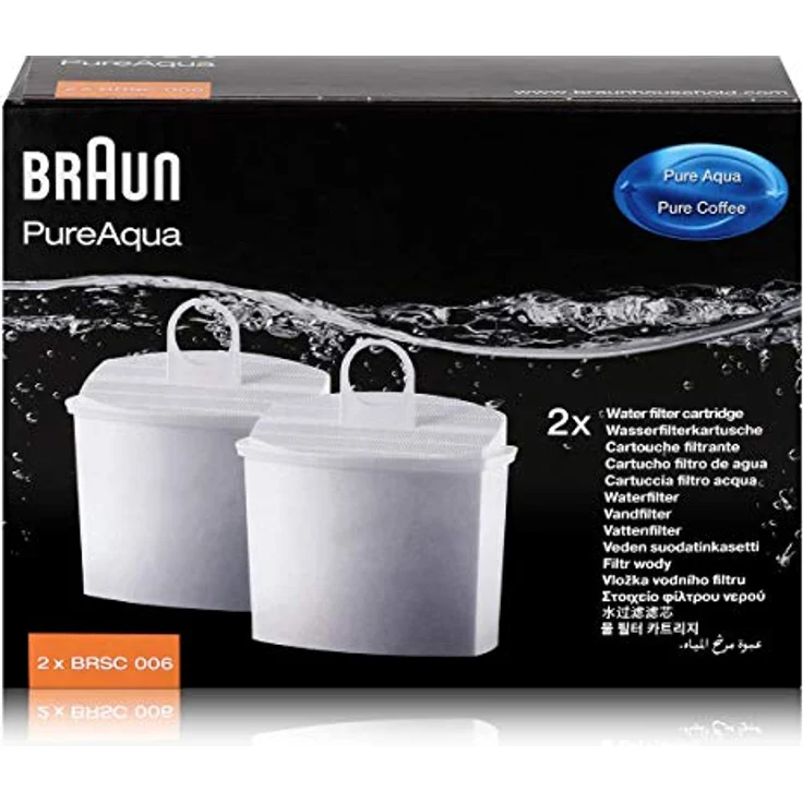 Braun AX13210006 Wasserfilter, kompatibel mit Braun CaféHouse, PurEase und Sommelier-Serien – Bild 1