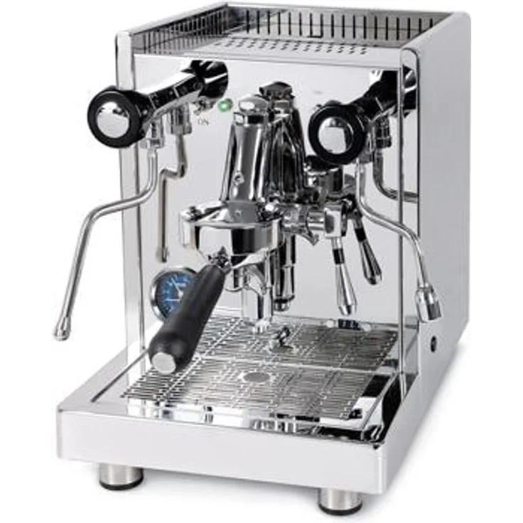 QuickMill 0985N Aquila Espressomaschine mit Hebelventil, 3 L Wasserbehälter, Manometer, edelstahl