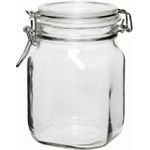 axentia Rocco Bormioli 292075 Fido Behälter Hermetischer Topf 1115 ml, Glas 1St, Transparent