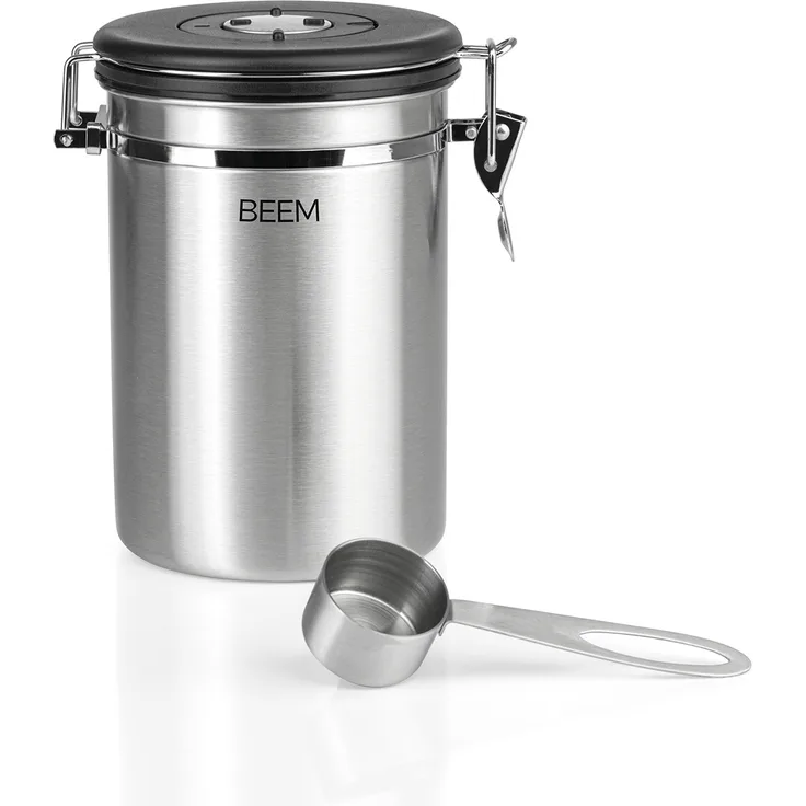 BEEM KAFFEEDOSE Vorratsdose mit Dosierlöffel , 1, 9 l