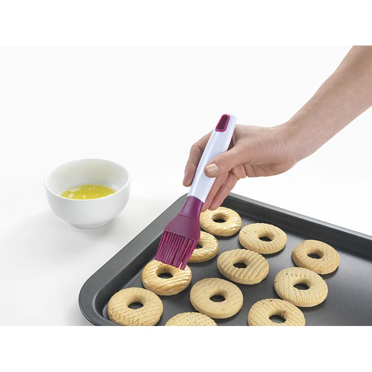 Metaltex 19 cm, Breiter Backpinsel aus Silikon, Weiß – Bild 2