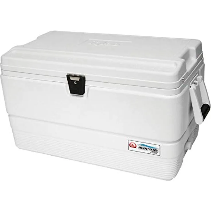 Igloo passive Kühlbox Marine Ultra 51 Liter Angeln, Camping-Sport, Weiß, 62 x 37 x 39