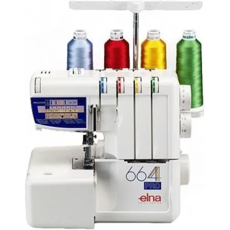 Elna 664 PRO Overlock-Nähmaschine, weiß